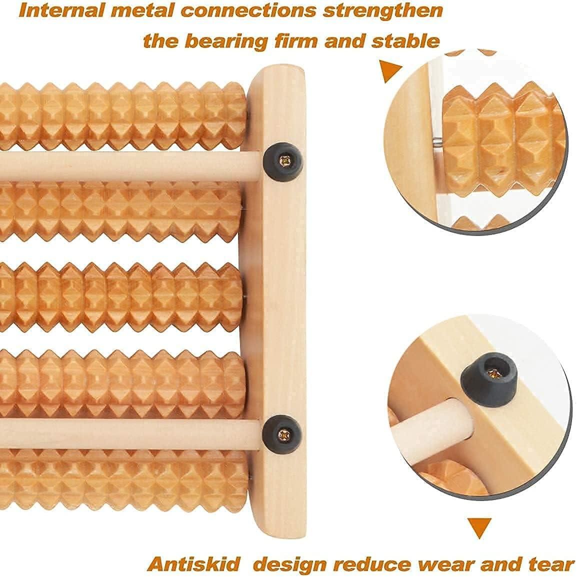 Wooden Foot Massage Roller